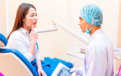 Лечение шейки зуба - Стоматология «Линия Улыбки»