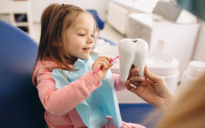 Обучение детей правильной чистке зубов - Стоматология Линия Улыбки